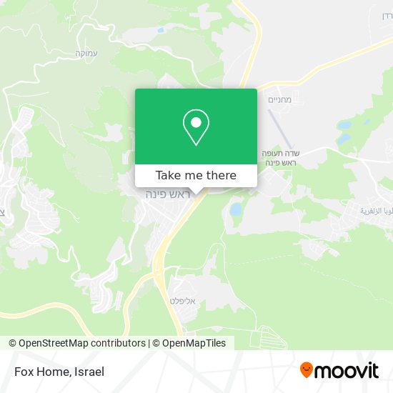 Fox Home map