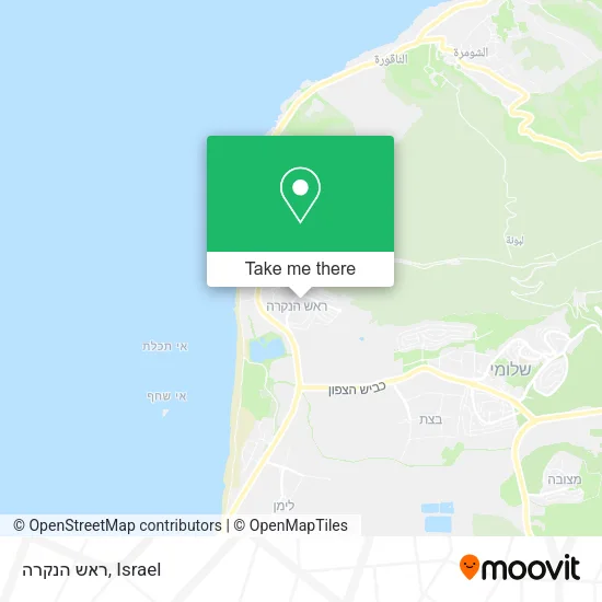 Карта ראש הנקרה