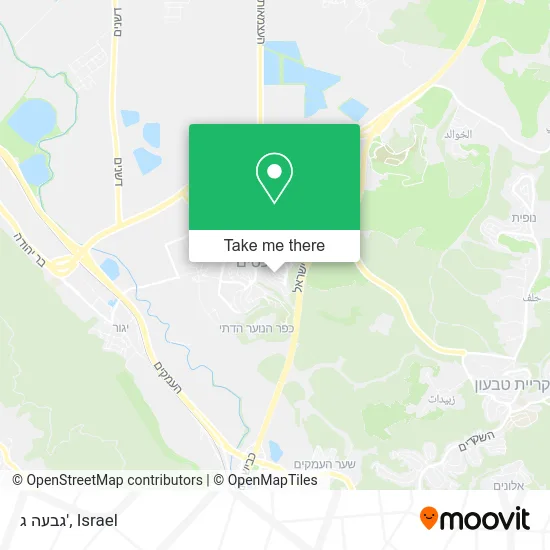 Карта גבעה ג'