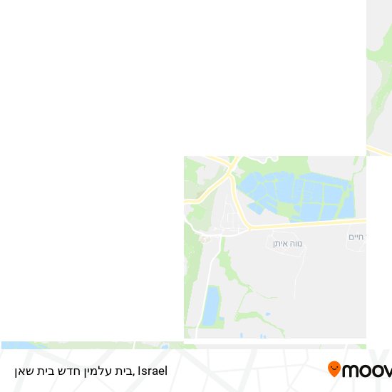 בית עלמין חדש בית שאן map