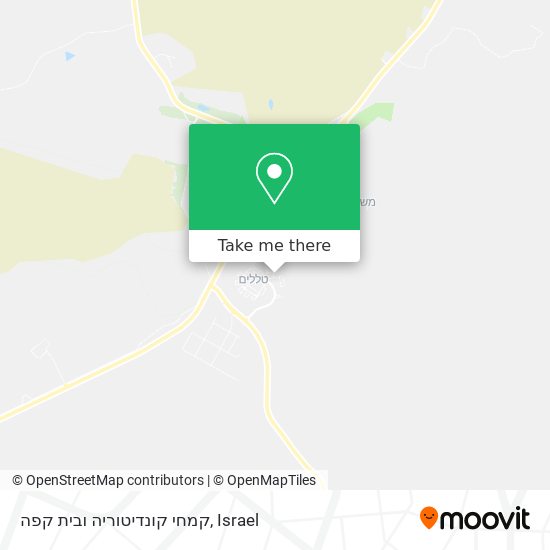 Карта קמחי קונדיטוריה ובית קפה