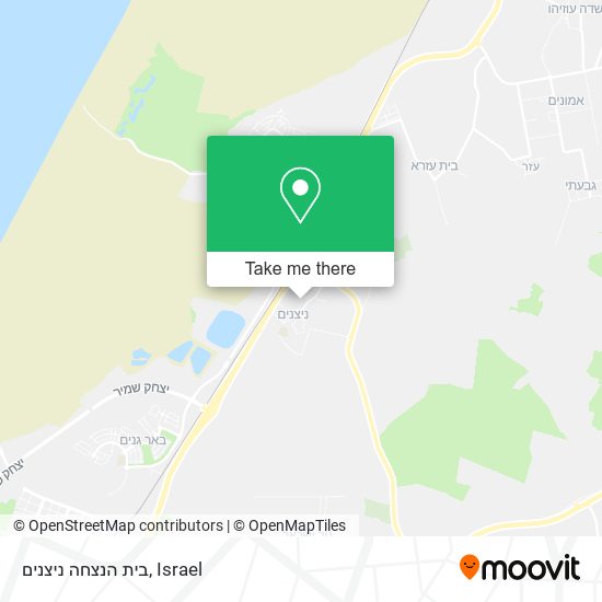 בית הנצחה ניצנים map