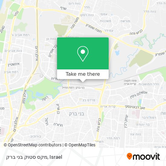 מקס סטוק בני ברק map