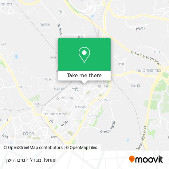 מגדל המים הישן map