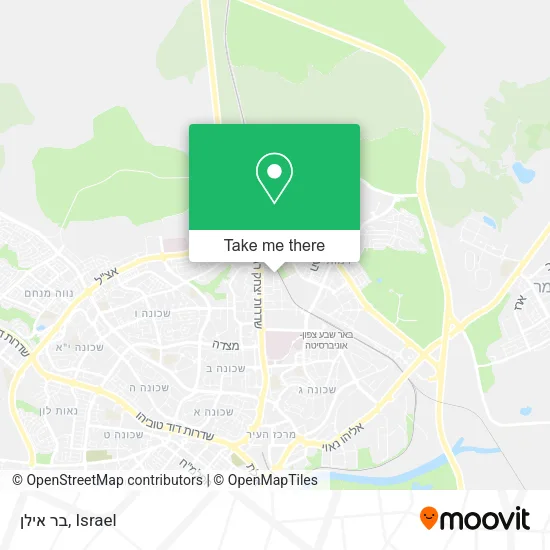 Карта בר אילן