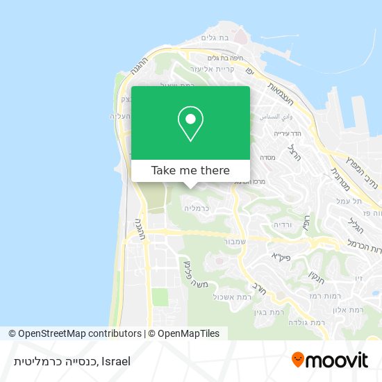 כנסייה כרמליטית map