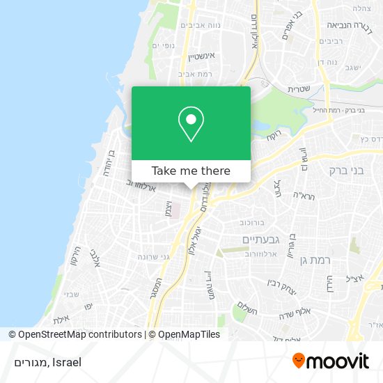 מגורים map