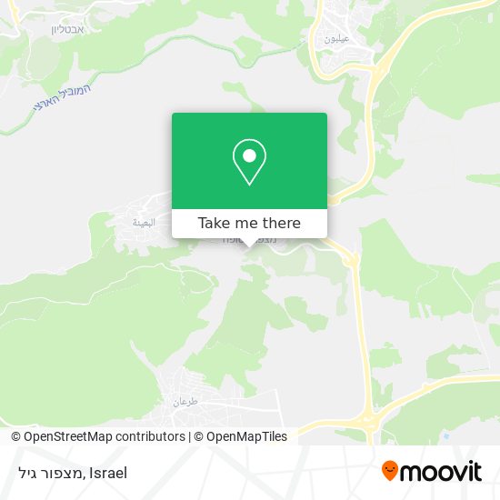 מצפור גיל map