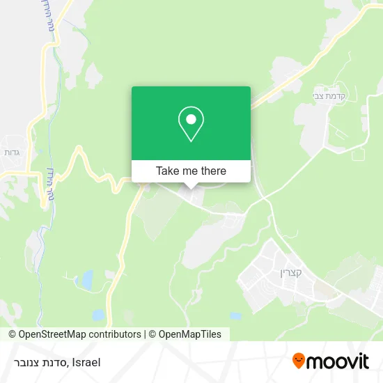 Карта סדנת צנובר