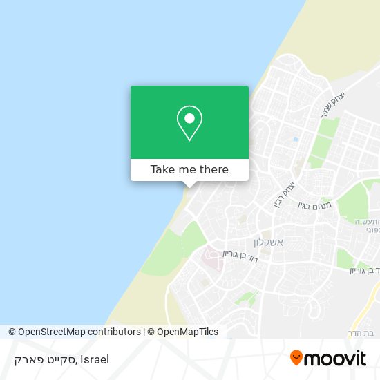 סקייט פארק map