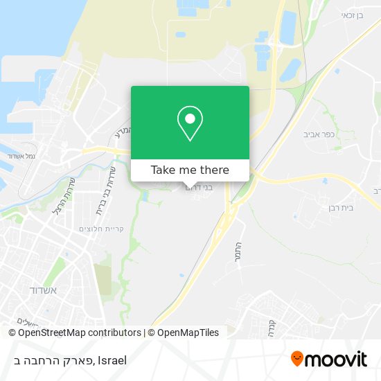 פארק הרחבה ב map