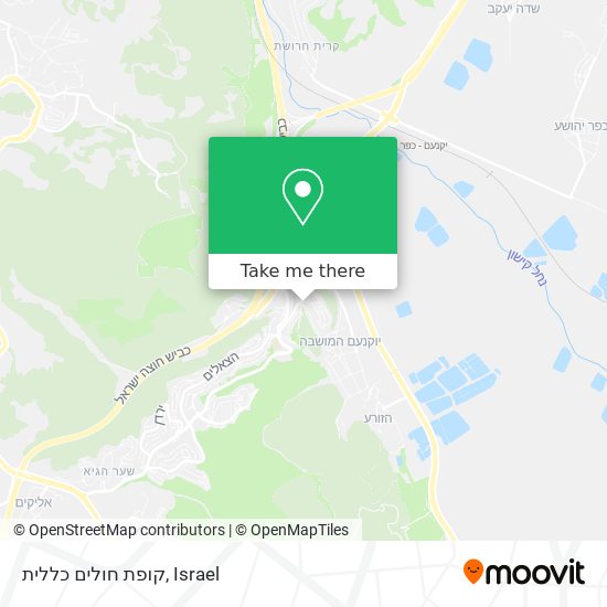 קופת חולים כללית map