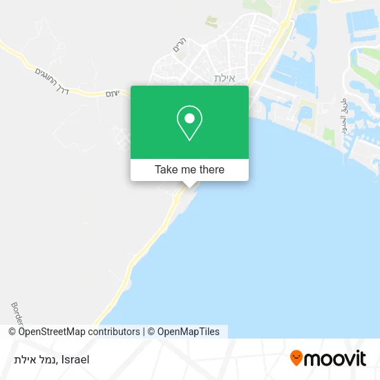 Карта נמל אילת