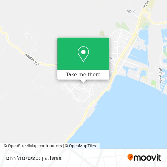 עין נטפים/נחל רחם map