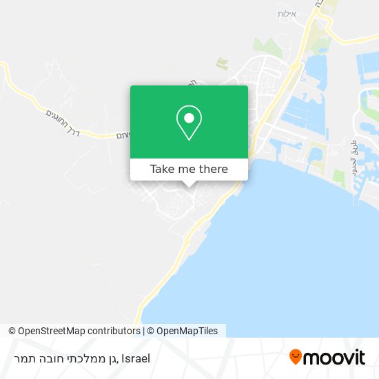 גן ממלכתי חובה תמר map