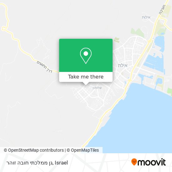 גן ממלכתי חובה זוהר map