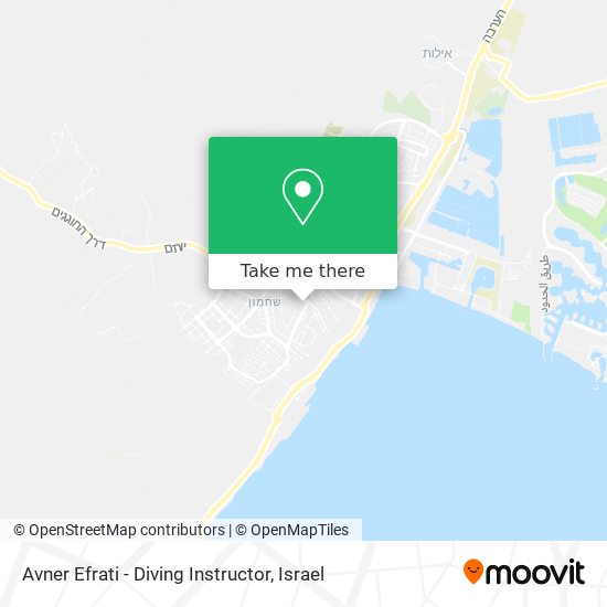 Avner Efrati - Diving Instructor map