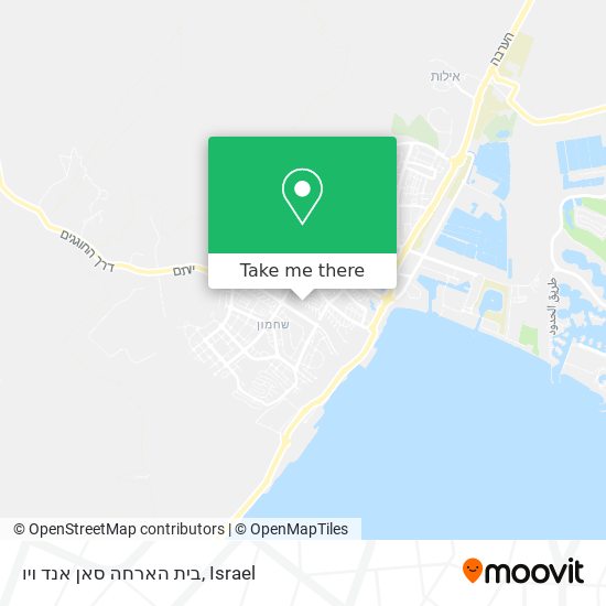 בית הארחה סאן אנד ויו map