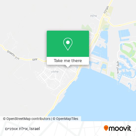 אילת אופניים map