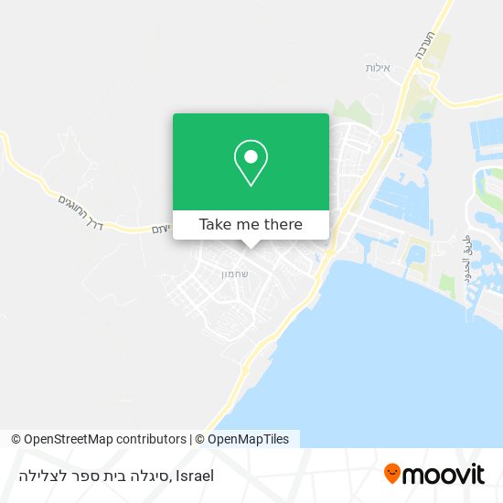 סיגלה בית ספר לצלילה map