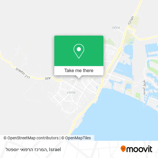 Карта המרכז הרפואי יוספטל