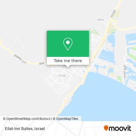 Eilat-Inn Suites map
