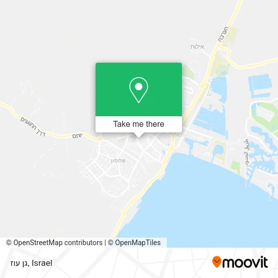 Карта גן עוז