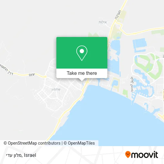 Карта מלון עדי