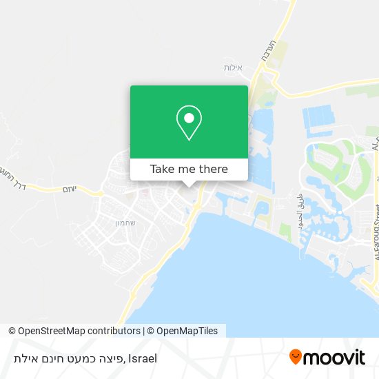 פיצה כמעט חינם אילת map