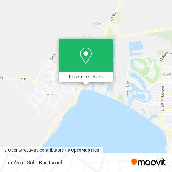 סולו בר - Solo Bar map