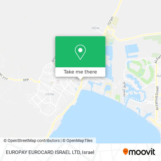 EUROPAY EUROCARD ISRAEL LTD map