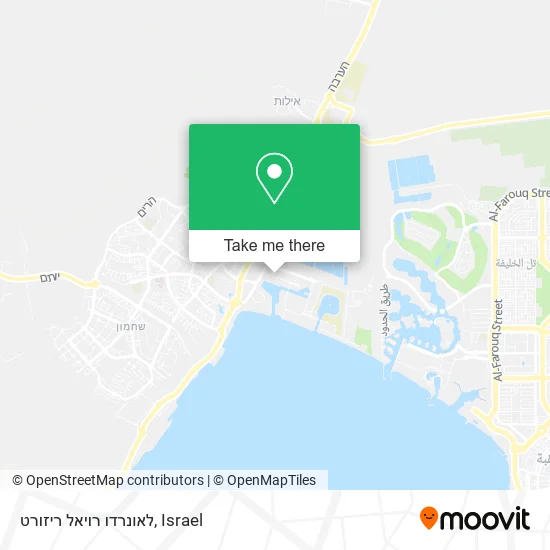 Карта לאונרדו רויאל ריזורט