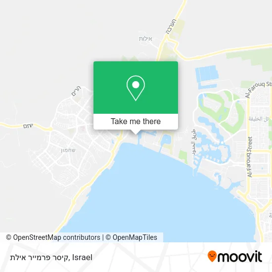 Карта קיסר פרמייר אילת