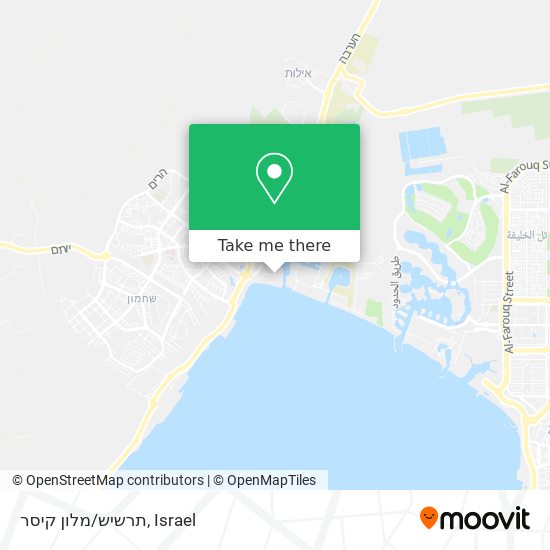 תרשיש/מלון קיסר map