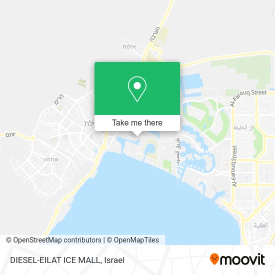 Карта DIESEL-EILAT ICE MALL