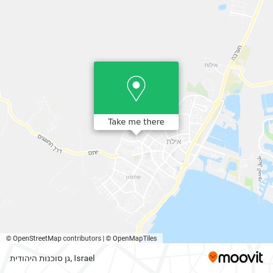 Карта גן סוכנות היהודית