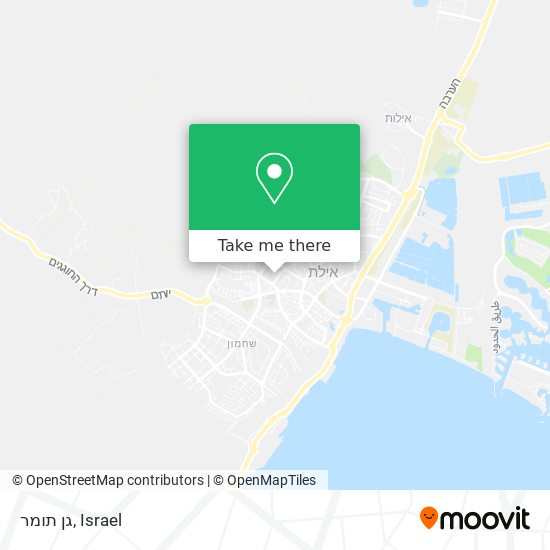 גן תומר map