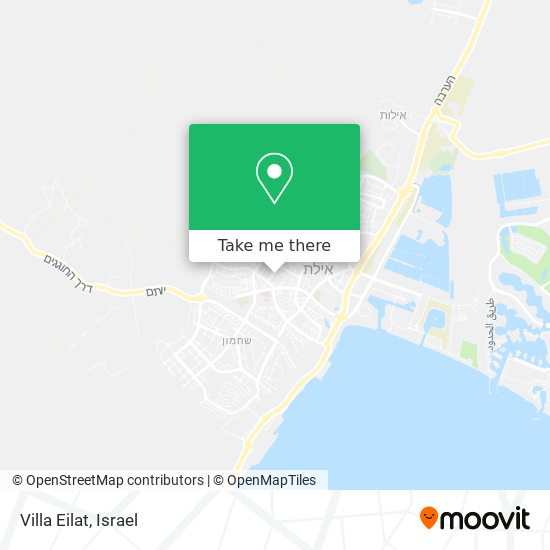 Villa Eilat map