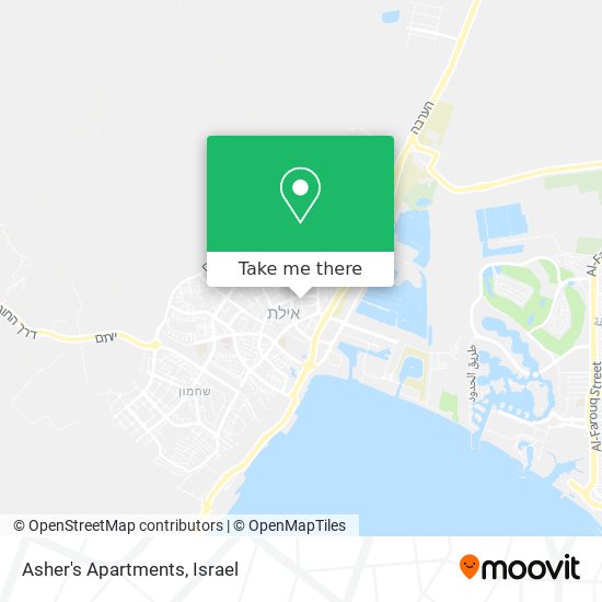 Asher's Apartments map