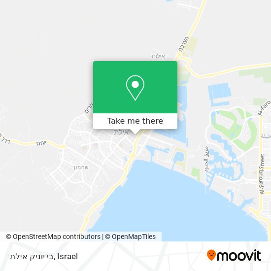 בי יוניק אילת map