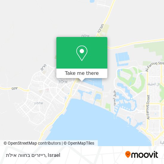 רייזרים בחווה אילת map