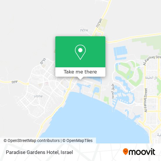 Paradise Gardens Hotel map