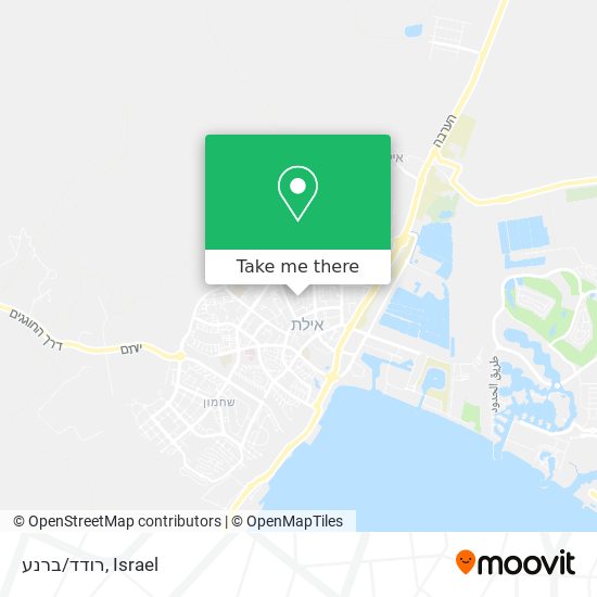 רודד/ברנע map