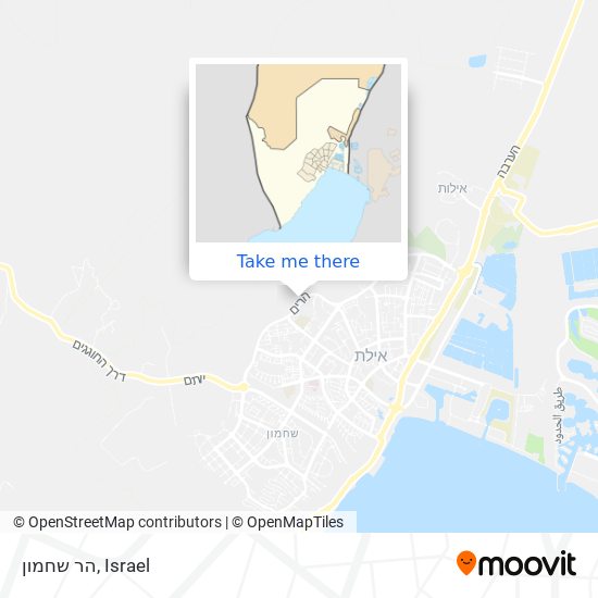 הר שחמון map