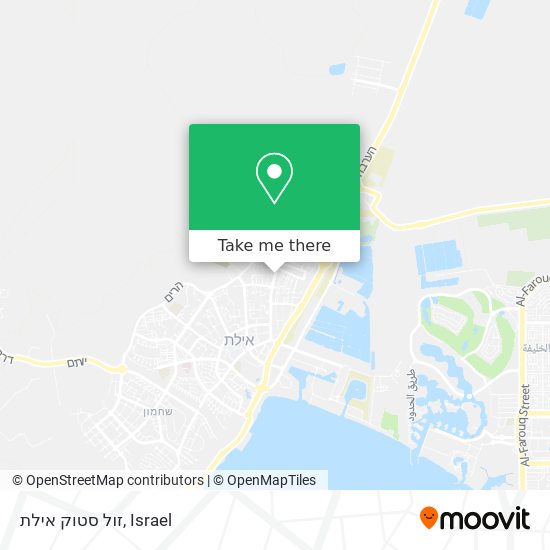 זול סטוק אילת map