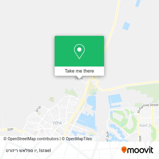 יו ספלאש ריזורט map