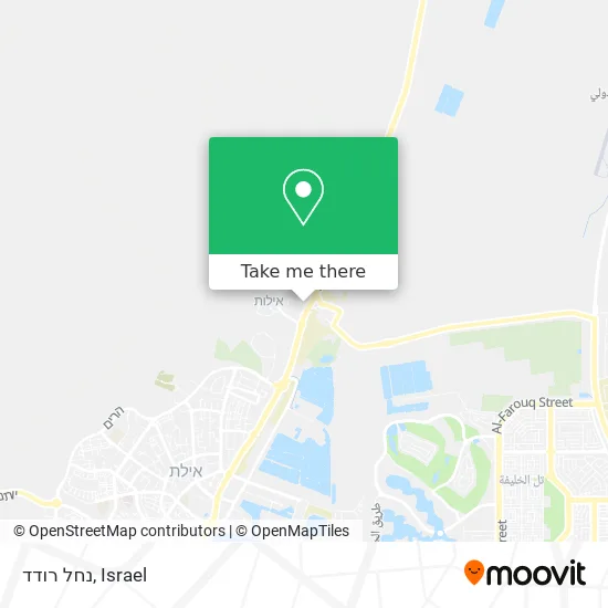 Карта נחל רודד
