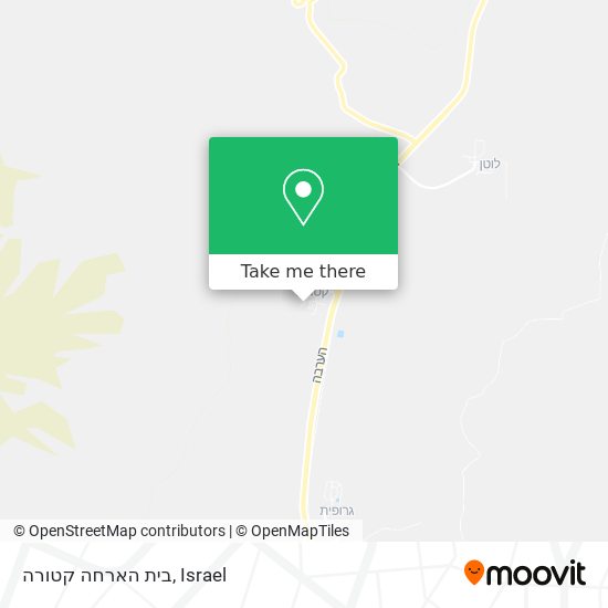 בית הארחה קטורה map