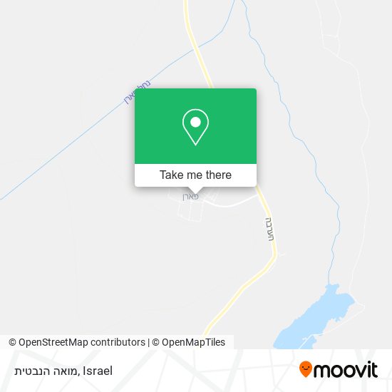 מואה הנבטית map