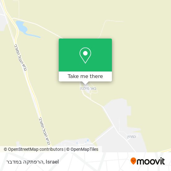 הרפתקה במדבר map